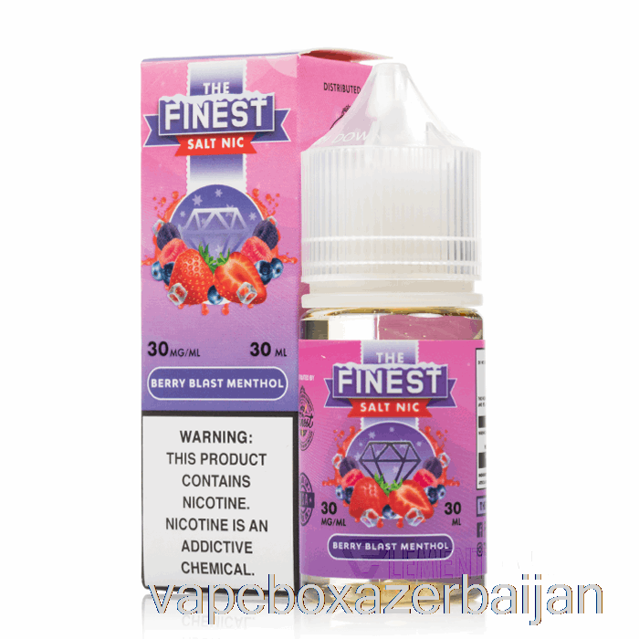 E-Juice Vape Berry Blast MENTHOL - The Finest Fruit Edition Salt Nic - 30mL 30mg